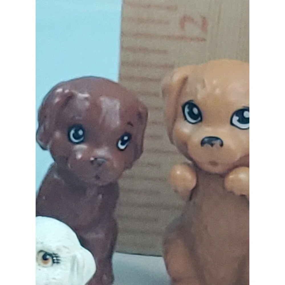 Lot  Of 10 Toy Puppy  Figure Barbie Mattel Kelly Chelsea Replacement Cake Topper